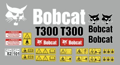 Bobcat T300 Aufkleber Set Komplett