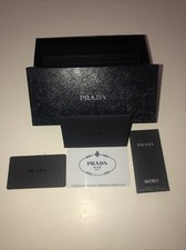 Authentic Prada Luxotica Sunglasses Case 32021 w/ Paperwork  Certificate