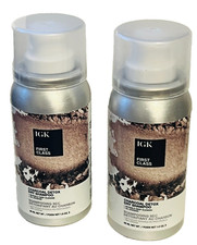 2 X IGK First Class Charcoal Detox Dry Shampoo 1oz / 45mL Travel Size