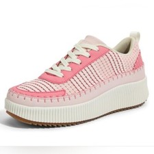 Nicole Miller New York Pink Brita Platform Sneakers - Size 10