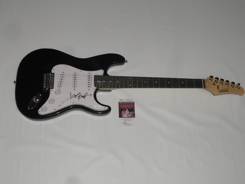 WAYNE KRAMER SIGNED BLACK ELECTRIC GUITAR MC5 PROOF LEGEND JSA COA