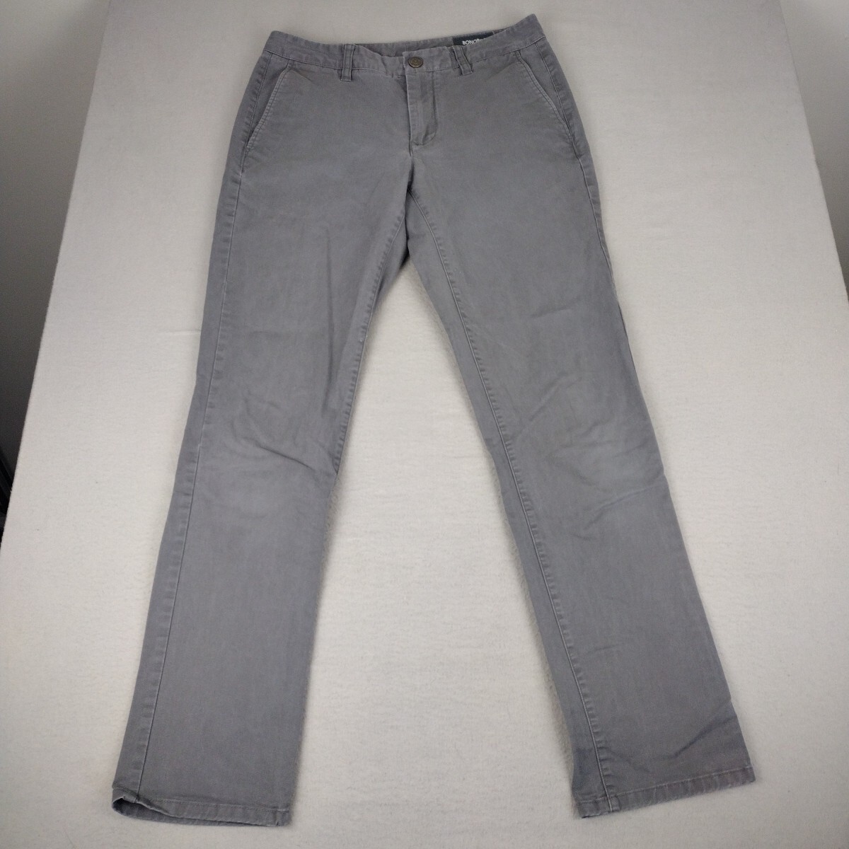 Bonobos Jeans Mens 30x30 Low Rise Gray Denim Pant… - image 1