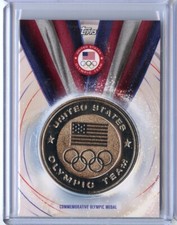 2016 Topps United States Olympic Team Commemorative Medal USA Bronze RIO 
