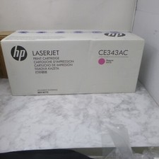 HP CE343AC Genuine Toner Cartridge HP 651A Magenta Toner Opened Box Sealed Bag