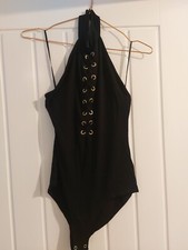 Womens Halter Kneck Body Suite 10/12