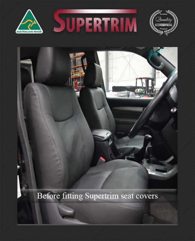 SEAT COVER fits TOYOTA PRADO 120 SERIES FULL BACK + MAP POCKETS FRONT NEOPRENE eBay