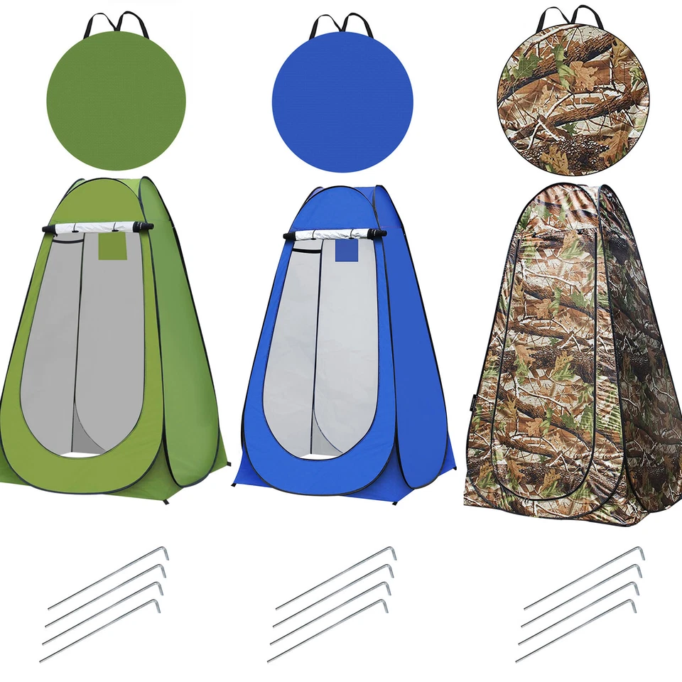 CRYSTALS Pop-Up Sichtschutz Zelt Tragbar Outdoor Camping Dusche WC Umkleidekabine Wandern