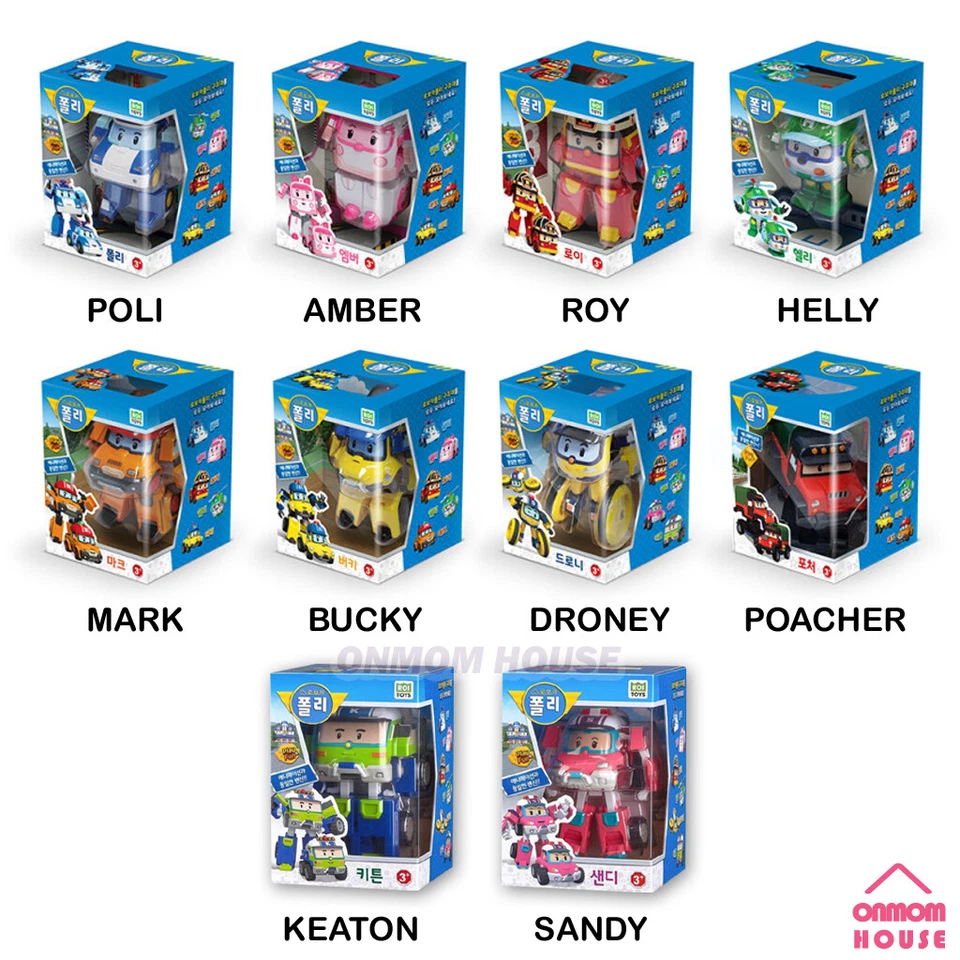 Robocar Poli Transformer Robot Action Figure 10 Types Car Toy - Image 2 of 2