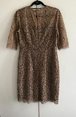 brown african print dresses Hobbs Plain Toe 8.5 / Cognac