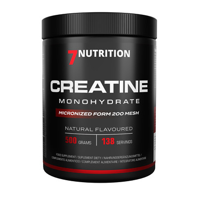 7Nutrition Creatine Monohydrat 500g Pulver Micronized Creatin - 200 MESH