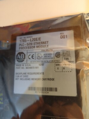 Allen-Bradley 1785L20EE Ethernet Processor Module