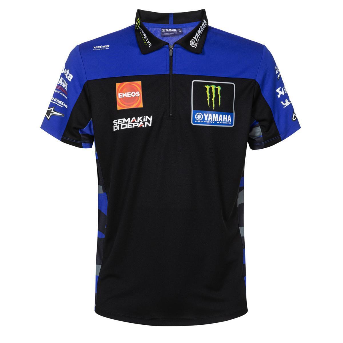 Official 2023 Yamaha MotoGP Team Monster Energy Racing Black Men's