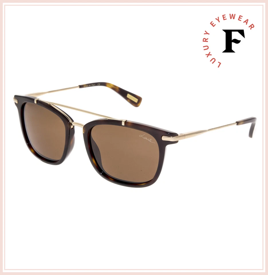 Gafas de sol polarizadas cuadradas Habana marrón primavera dorado Lanvin 671 SLN671M Foto 4 de 4