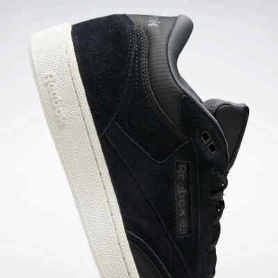 REEBOK BLACK SUEDE CLUB C MID II TENNIS SHOES SNEAKERS SIZE 5.5 NWT Reebok LTD Men main image 3