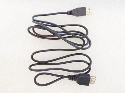 USB Extension Cable USB 2.0 Cable Male to Female USB Cable Black 1.5m