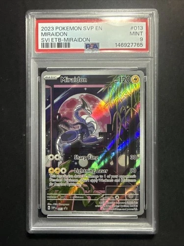 PSA 9 MINT Miraidon #13 Pokemon TCG Svp En-Sv Black Star Promo