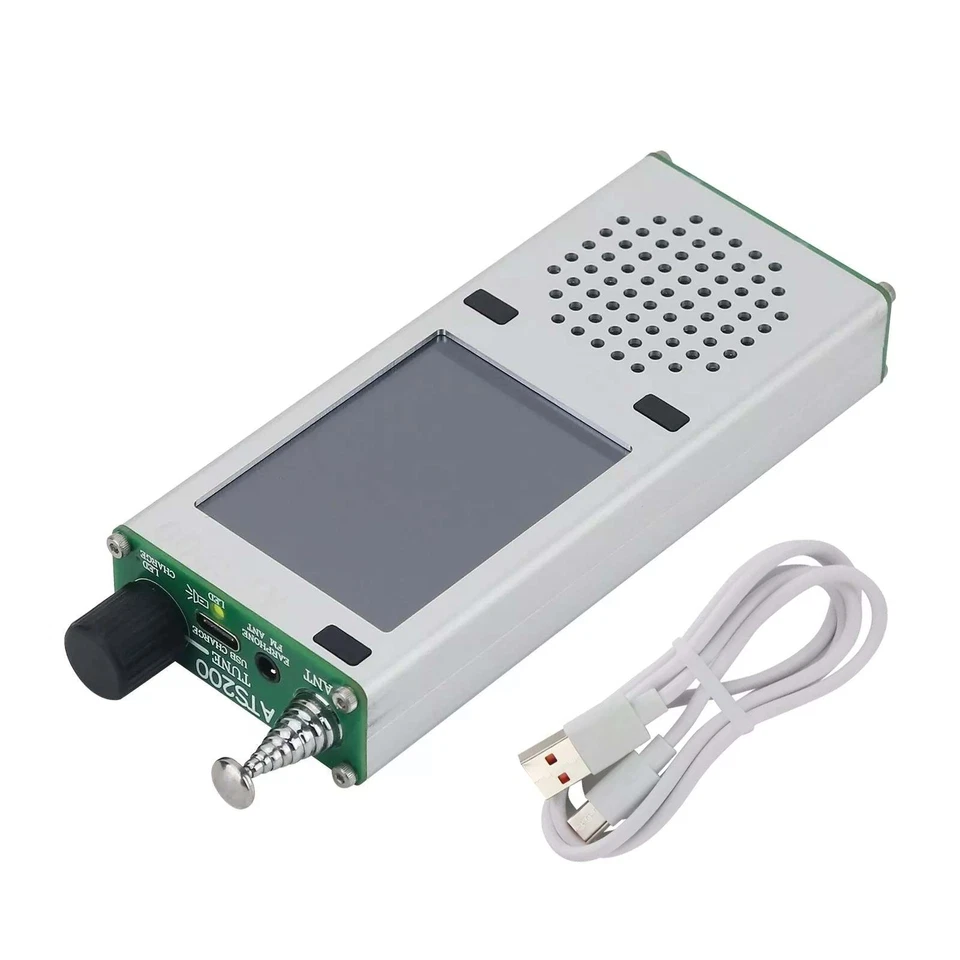 Aluminum Alloy ATS200 Full Band Radio Receiver Aviation Band Radio SSB LSB FM AM - Image 4 of 4