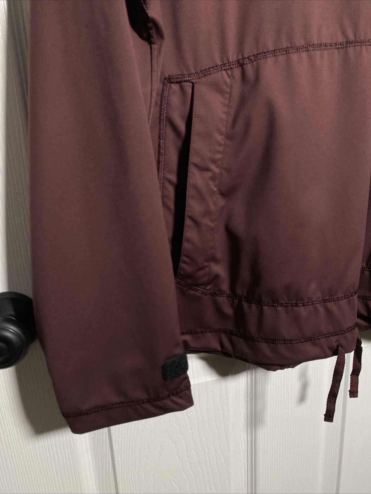 Stone Island Shadow Project Nylon-R Burgundy Pullover Sweatshirt Medium Rare image 7