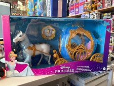 Disney Princess Cinderella Carriage by Mattel   Rolling Carriage with Horse