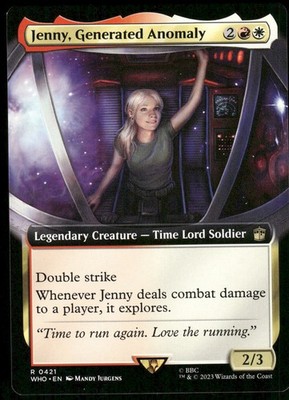 1x Jenny, Generated Anomaly (Extended Art) - Universes Beyond: Doctor Who NM - M