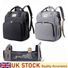 Baby Changing Bag Diaper Bag Large Nappy Backpack Camping With Changing Mat