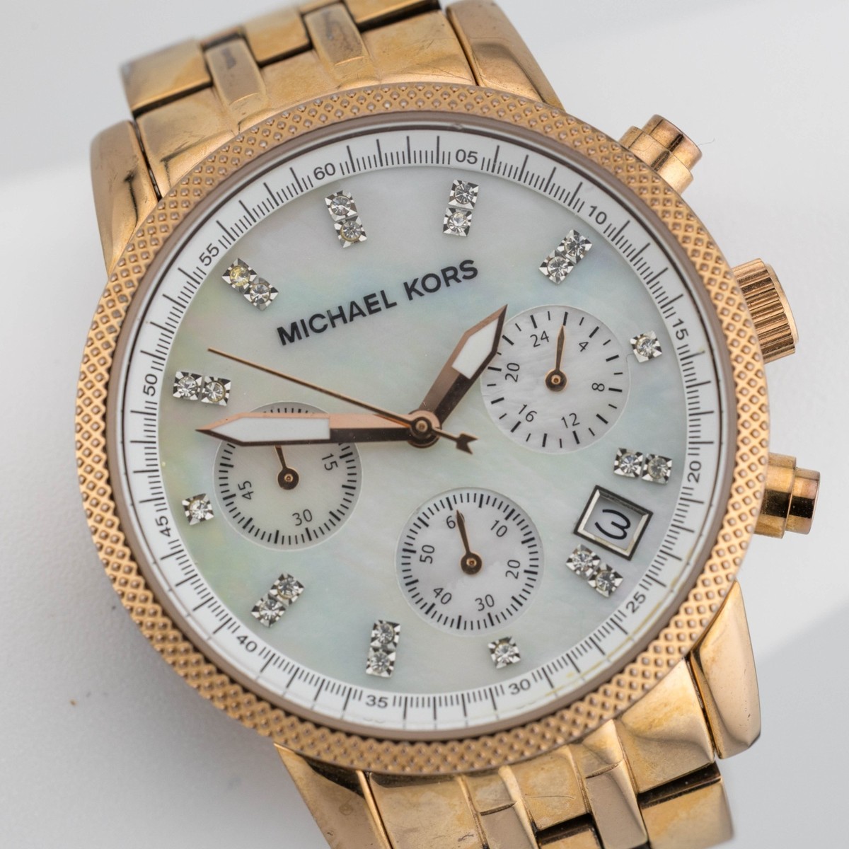 Michael Kors MK-5026 Three-Hand Quartz Analog Women\'s Watch New Battery Montre analogique à quartz pour femme Michael Kors MK-5026  main image 4