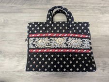 Vera Bradley Toiletry Bag Cosmetic Organizer Travel Hanging Folding Case floral