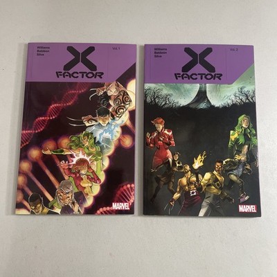 Marvel Trade Paperback TPB Graphic -- X-Factor by Leah Williams Vol. 1 & 2