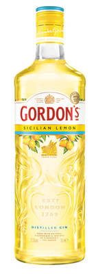 (17,9 /l) Gordon's Sicilian Lemon London Dry Gin 37,5% 0,7l Flasche