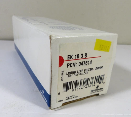 Emerson EK-163S Liquid Line Filter-Drier PCN 047614 – HVAC Refrigeration Part