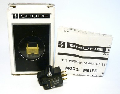 Shure M91ED Cartridge w/ Genuine Shure N91ED Elliptical Stylus   T5