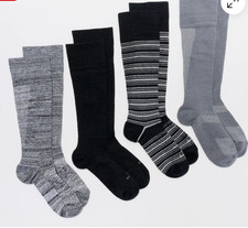 Tommie Copper UltraTemp UltraGuard WOTC 4 pk compression Socks Basic Stripe M.