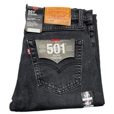 Levis® 501 Mens Denim Jeans Original Fit bottoms Straight Leg Pants Jean GR NEW