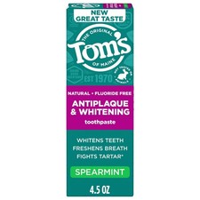 Antiplaque and Whitening Toothpaste, Fluoride...