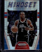 2021-22 Panini Prizm Mindset Prizms Hyper #14 Kawhi Leonard Los Angeles Clippers