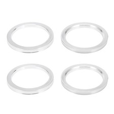 X AUTOHAUX 4pcs OD 108mm to ID 87.1mm Aluminium Alloy Hub Centric Rings