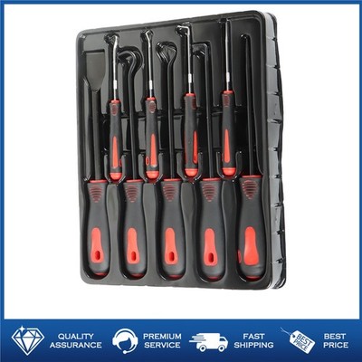 9PC Scraper Hook & Pick Tool Set For O-Ring Valves Precision Automotive Hook Set