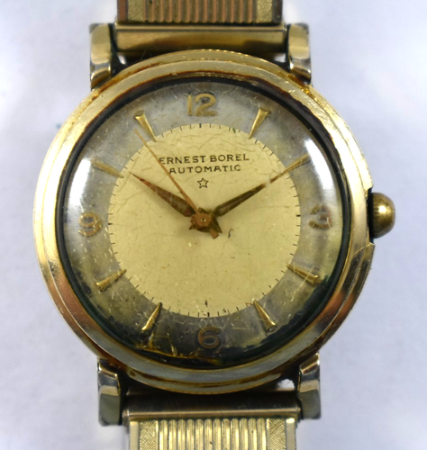 Montre Homme Vintage Ernest Borel Automatique - Modèle 'Course' - Occasion