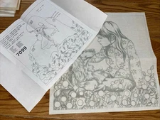 Tri-Chem Liquid Embroidery 7099 Girl’s Best Friend Picture To Paint