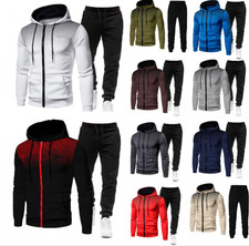 Herren Tracksuit Suit Jogginganzug Sportanzug Sporthose Hoodie Trainingsanzug