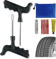 Emergency Tire Repair Kit – T-Handle Plug Tool for Car, Truck, Motorcycle, ATV