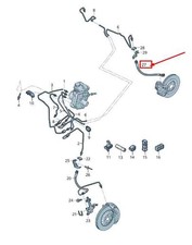 AUDI E-TRON GEN Bremsschlauch hinten 4KE611775 NEU ORIGINAL
