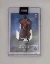 Steven Gerrard 8/50 Zahlenspiel Liverpool Fußballkarte "Iconic Numbers" #1150