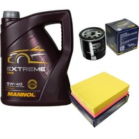 SCT Inspektionspaket 5L Mannol Extreme 5W-40 FüR Opel Frontera A Sport 2.0I 2.2I