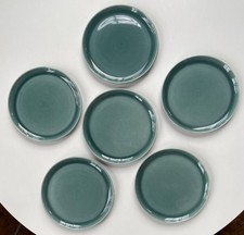 Set of 6 Vintage Russell WRIGHT American Modern SEAFOAM SALAD Plates