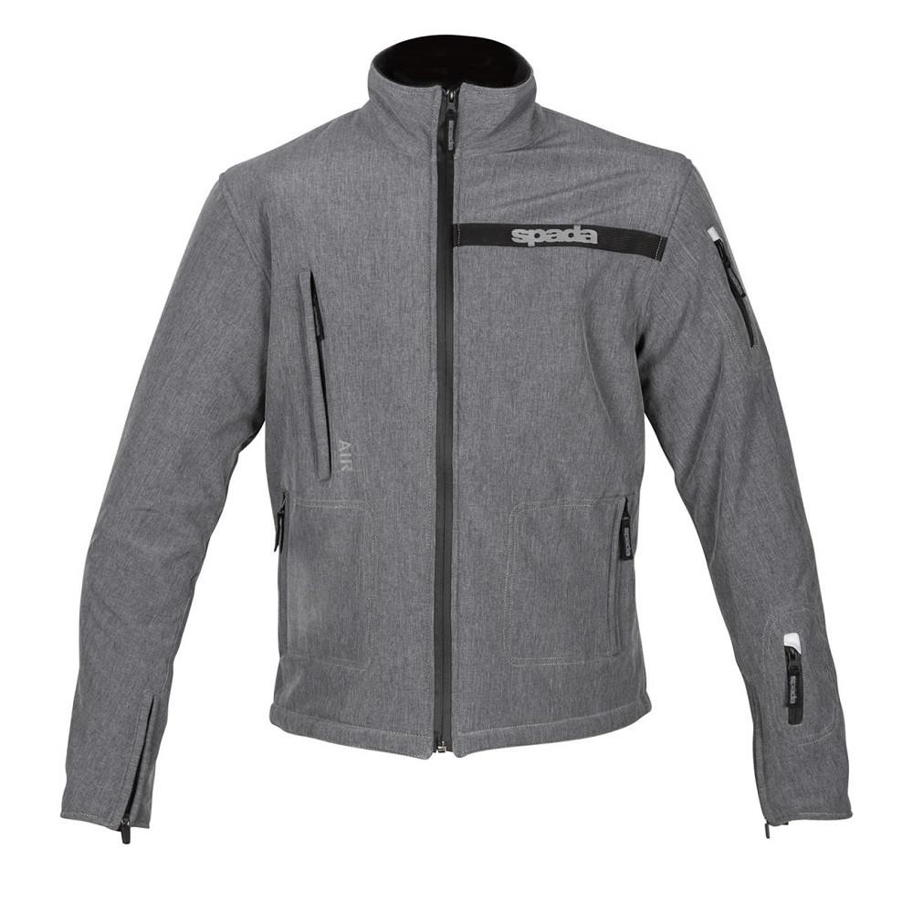 Spada Commute Motorcycle Waterproof Jacket Grey CE Approved Size Medium