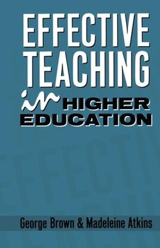 Effective Teaching in Higher Education - 9781138133242