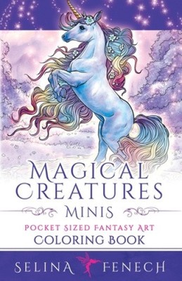 Magical Creatures Minis - Pocket Sized Fantasy Art Coloring Book [Paperback]