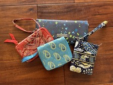 Vera Bradley Wallets Bundle 4 Pieces