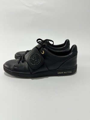 Louis Vuitton Black Frontrow Leather Trainers Sneakers EU 38.5/ 8.5 US / 5.5 UK